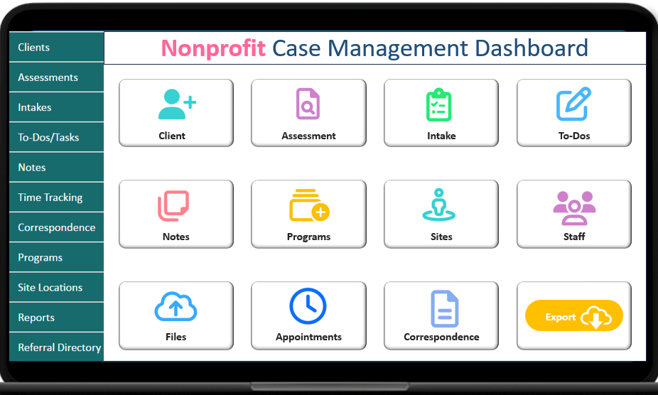 Non-profit management platform showing donor analytics and impact metrics