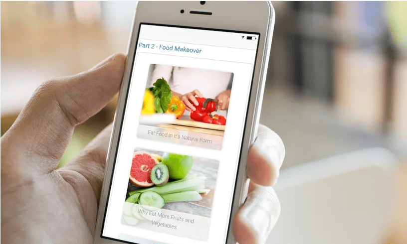 Wellness management application showing health metrics and progress tracking